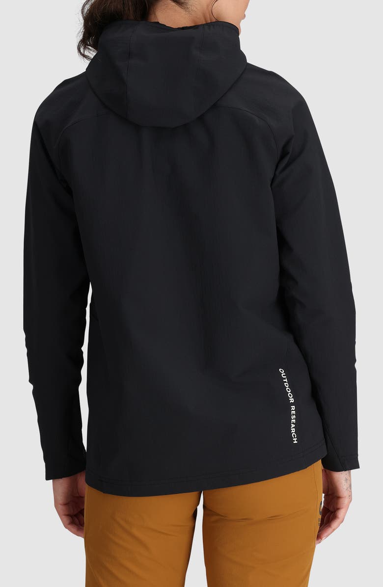 Outdoor Research Freewheel MTB Half Zip Hoodie, Alternate, color, Black