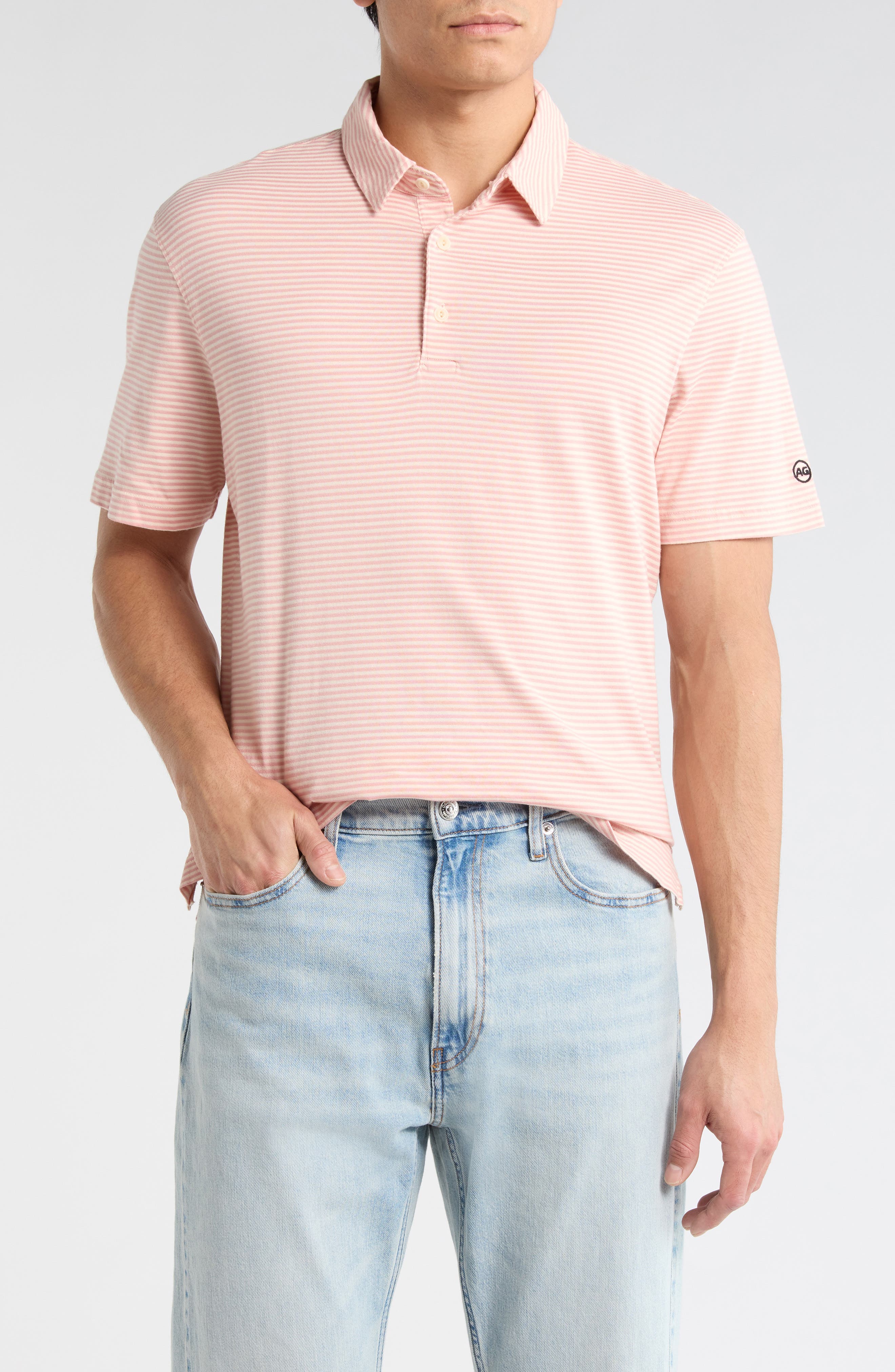 Bryce Stripe Jersey Polo - image 3