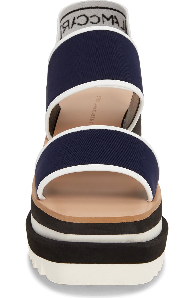 Stella McCartney Platform Wedge Sandal, Alternate, color,