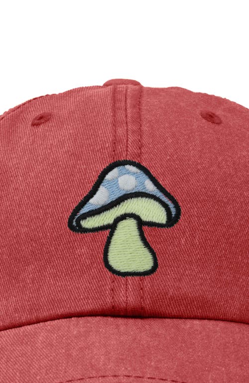 Dalix Mushroom Hat In Washed Red