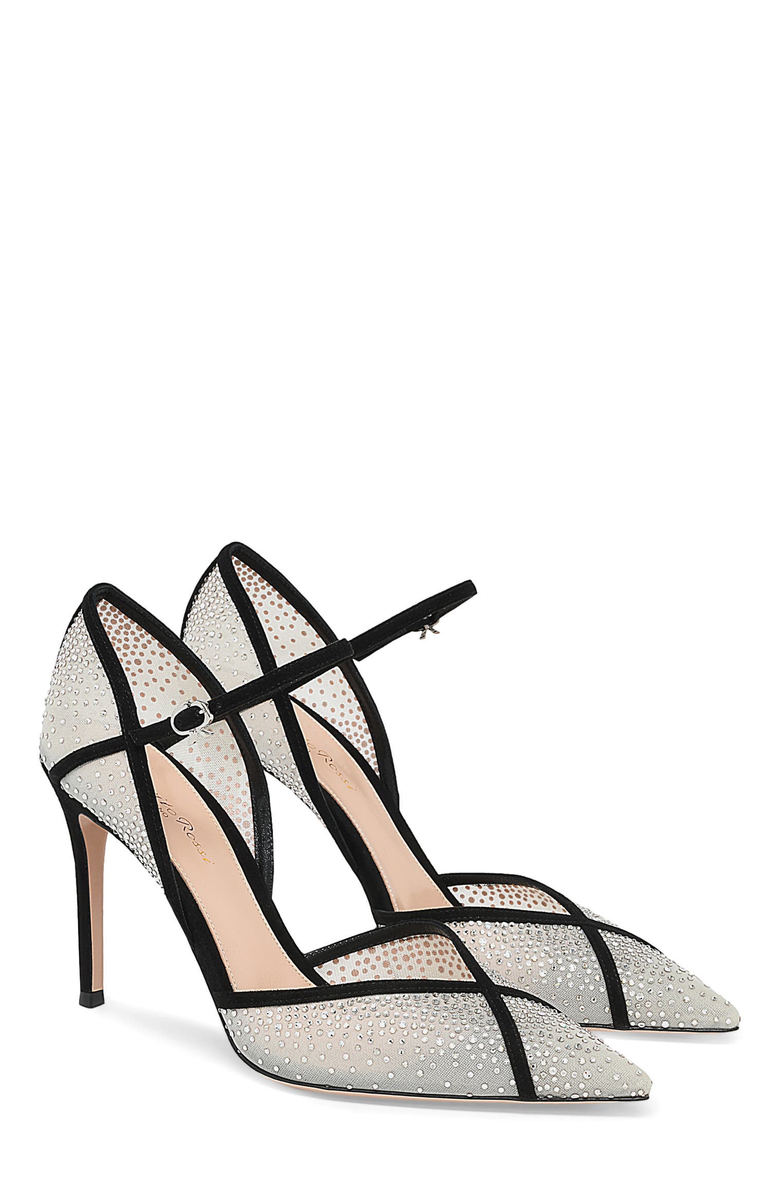 Confetti D'Orsay Pump, Alternate, color, Black Suede and Fabric