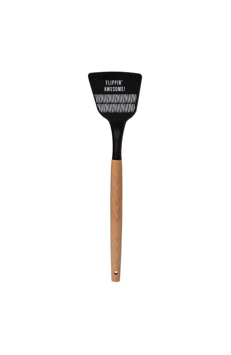 Totalee Gift Flippin Awesome Silicone Turner Rubber Black, Main, color, Black