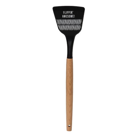 Flippin Awesome Silicone Turner Rubber Black