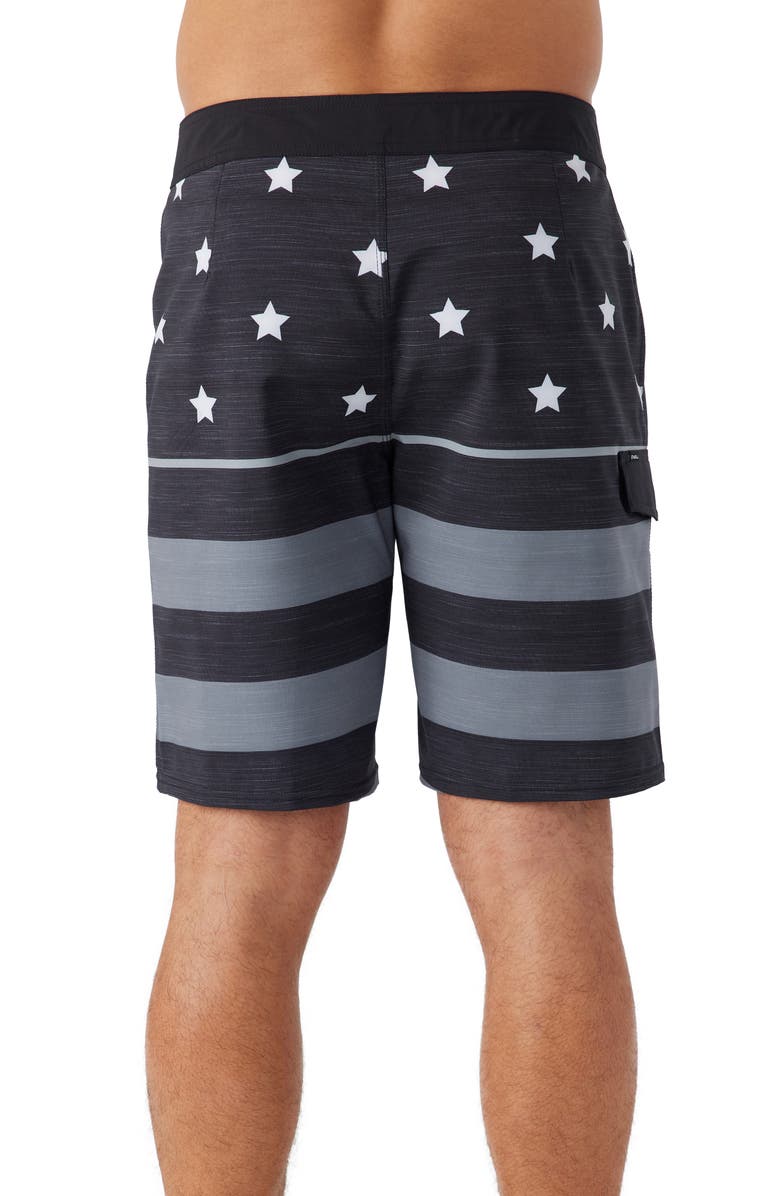O'Neill Lennox Flag 20 Board Shorts, Alternate, color, 