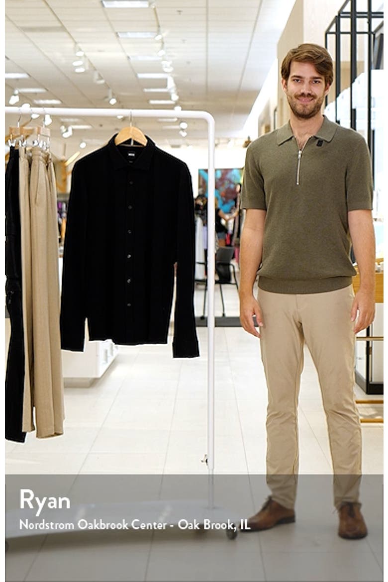 Roan Solid Stretch Cotton Button-Up Shirt video
