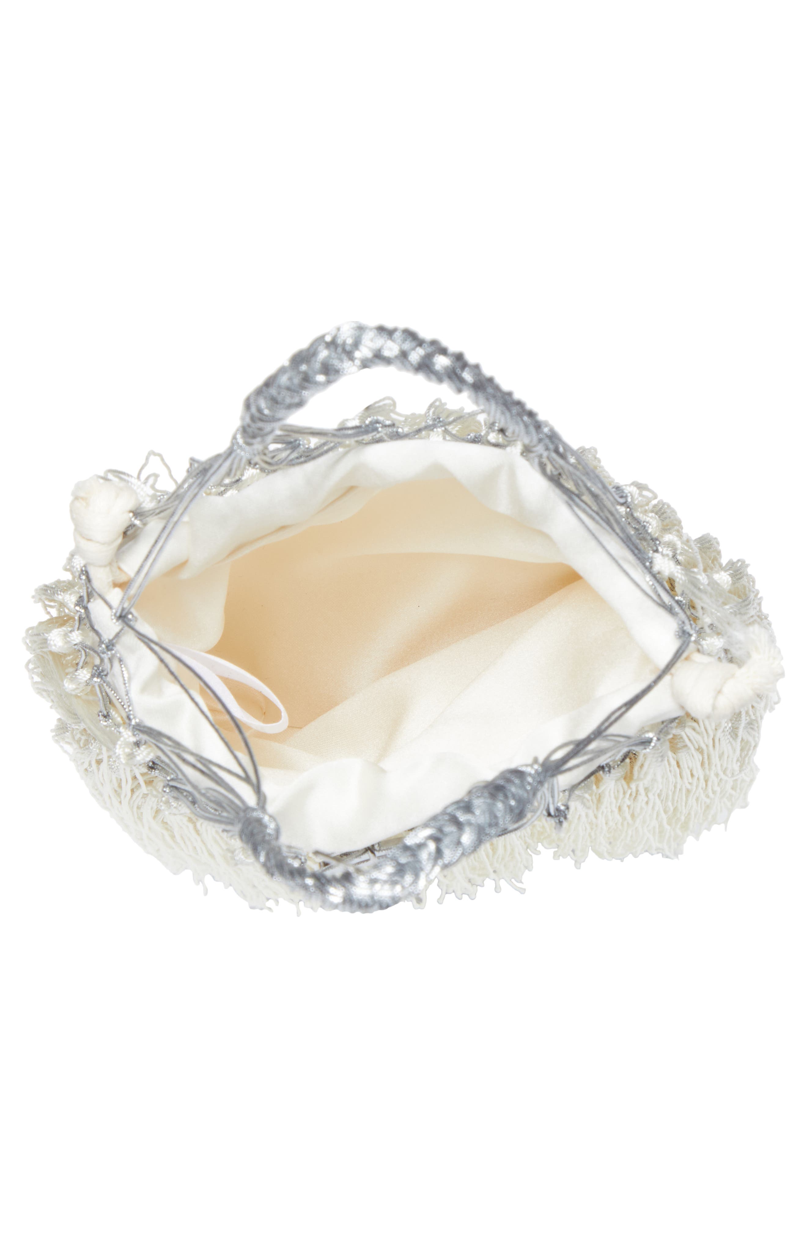 Petit Kouraj Mini Fringe Top Handle Bag, Alternate, color, 