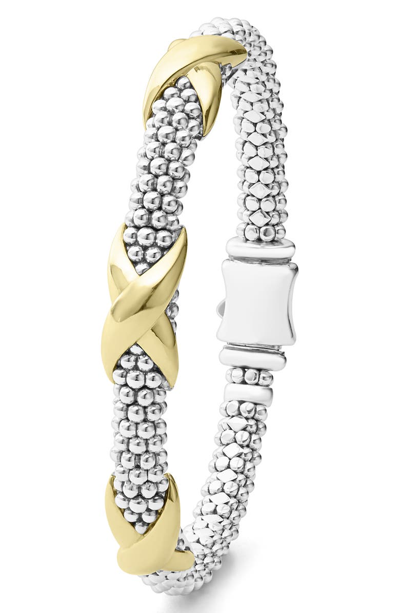 LAGOS Embrace Station Bracelet, Alternate, color, Metallic