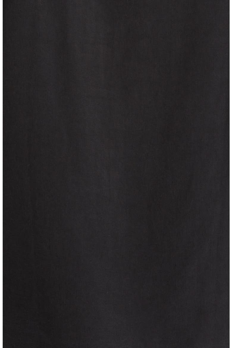 Julio 5029 Short Sleeve Lyocell & Linen Button-Up Camp Shirt, Alternate, color, BLACK