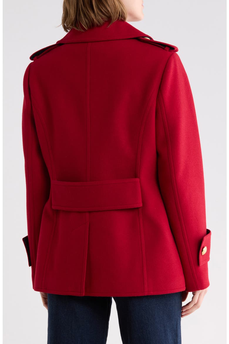 Military Peacoat, Alternate, color, CRIMSON