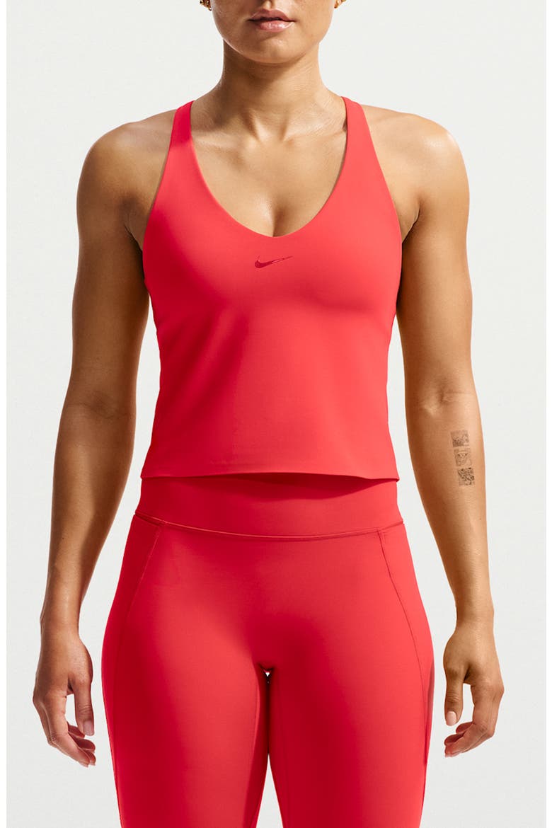 Universa Medium Support Padded Sports Bra Tank, Main, color, LIGHT CRIMSON/ UNIVERSITY RED