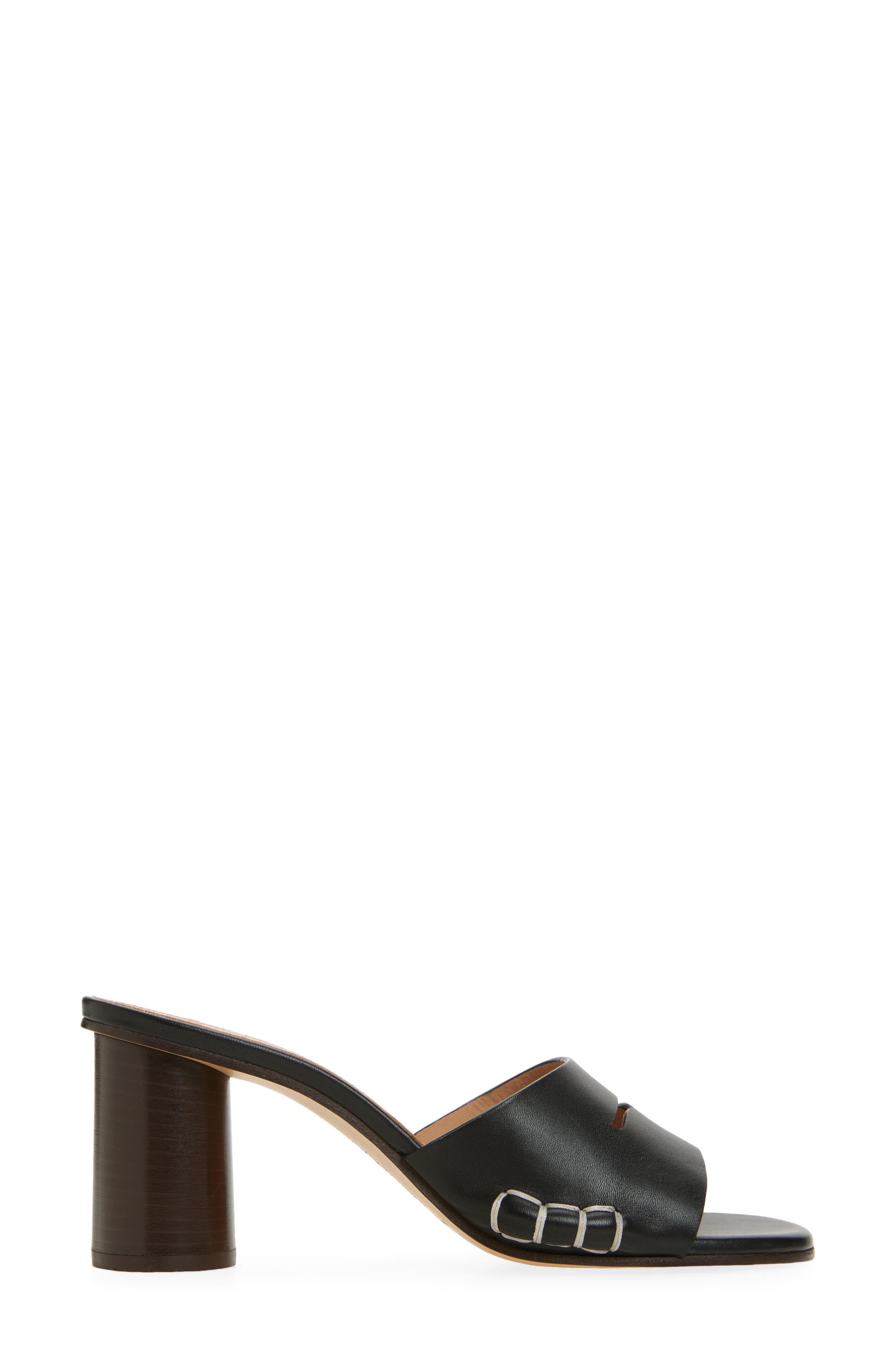 JW Anderson Loafer Slide Sandal, Alternate, color, Black