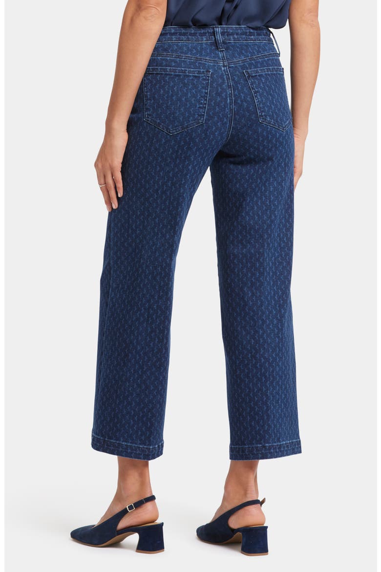 Teresa Wide Leg Jeans, Alternate, color, INDIGO MAISON GEO
