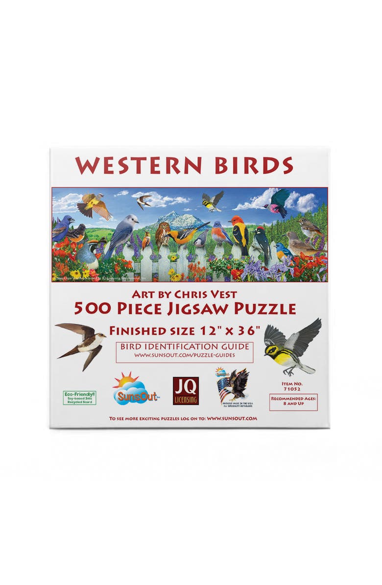 Sunsout Western Birds 500 piece Jigsaw Puzzle for Adults, Alternate, color, Multicolor