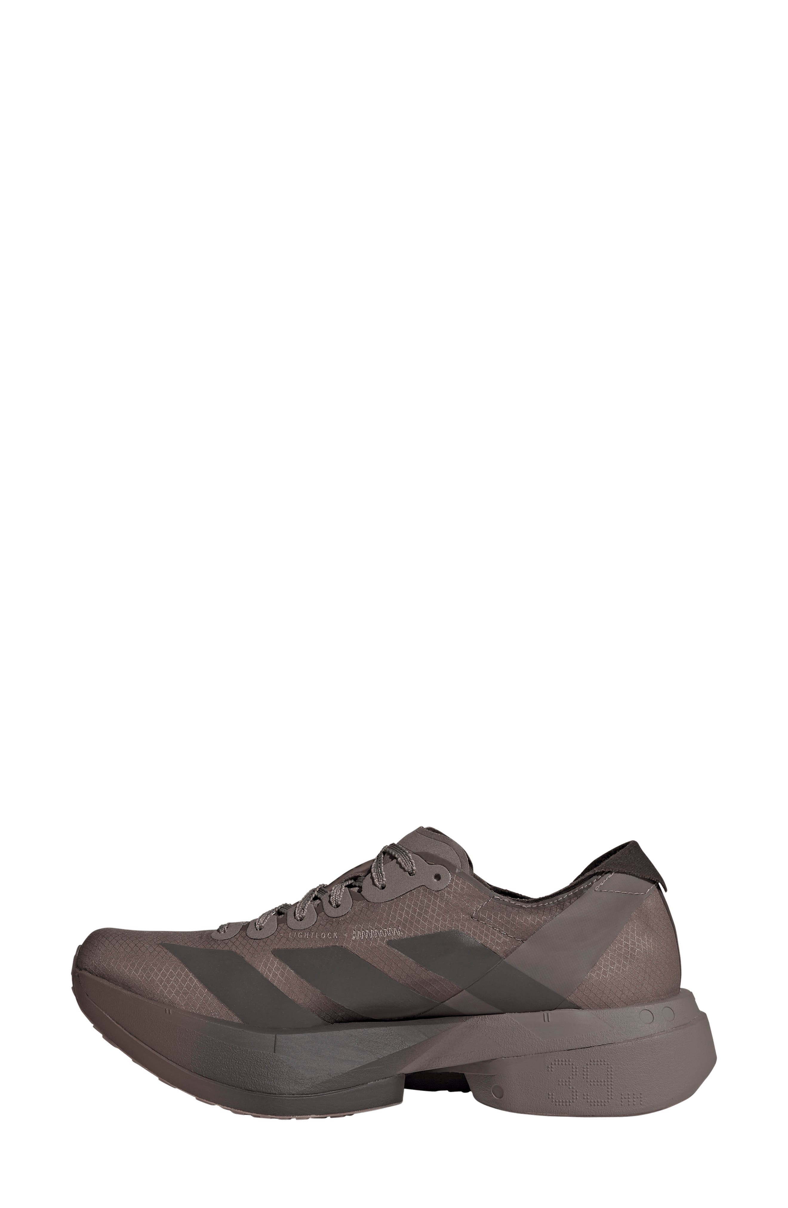 Adizero Adios Pro 4 Racing Shoe, Alternate, color, TECH EARTH