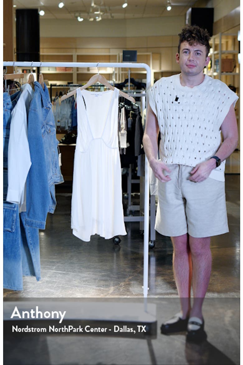 Sarah Saltwater Solids Cover-Up Miniress video