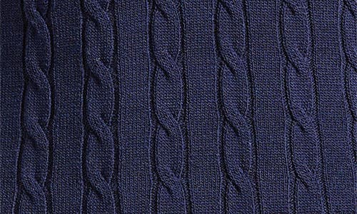 Good American Womens Midnight002 Cable-knit Polo-collar Knitted Bodysuit Xs In Blue