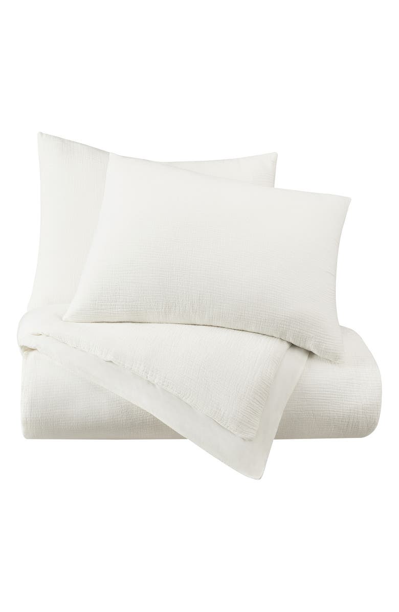 SIXTH AND PINE Sixth & Pine Texture Gauze Duvet Cover & Sham Set, Main, color, 
