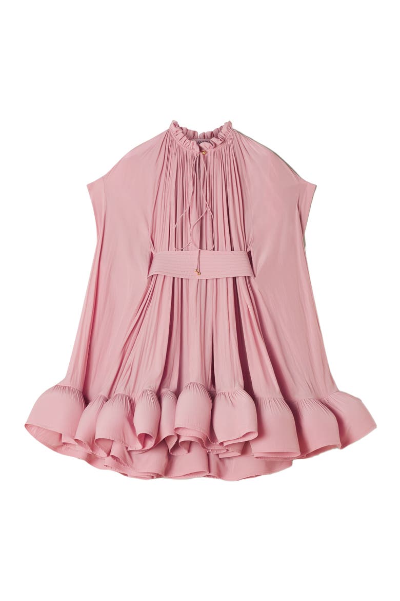 Short Charmeuse Dress, Alternate, color, Pink