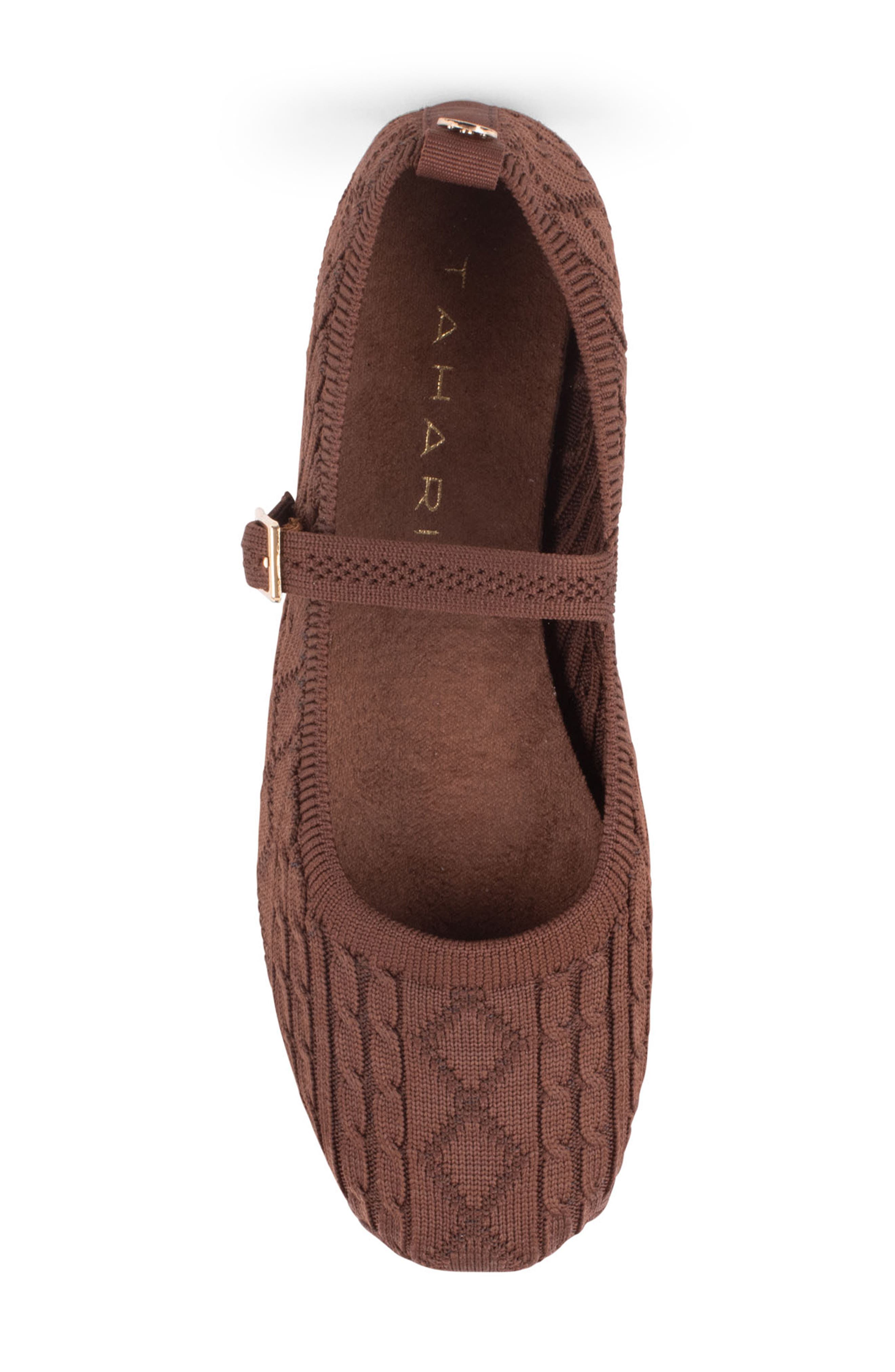 Montpellier Mary Jane Flat, Alternate, color, DARK BROWN