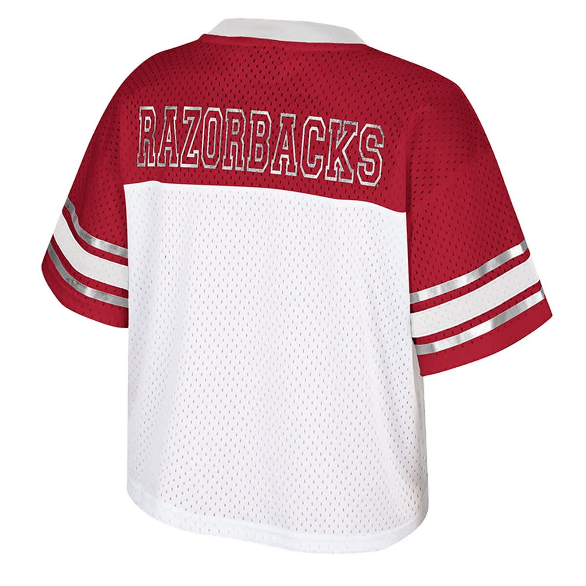 COLOSSEUM Women's Colosseum White Arkansas Razorbacks Treasure Cropped ...