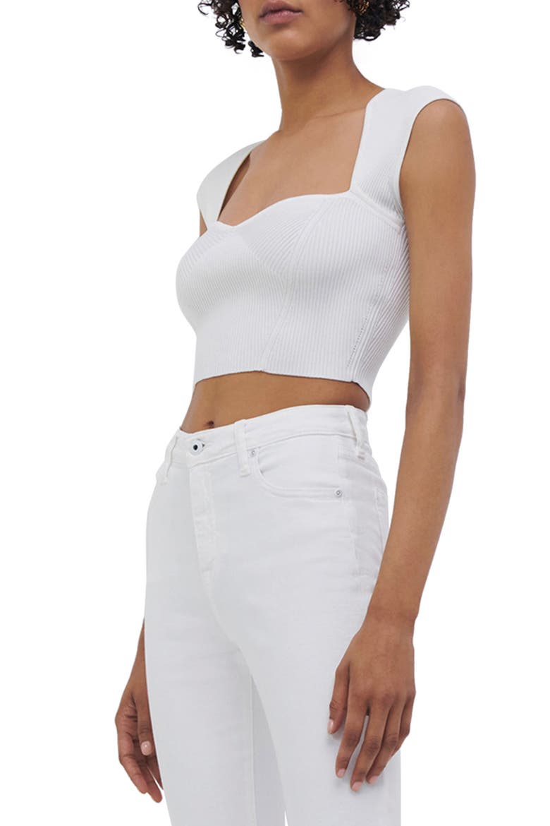 Abia Rib Crop Tank, Alternate, color, WHITE