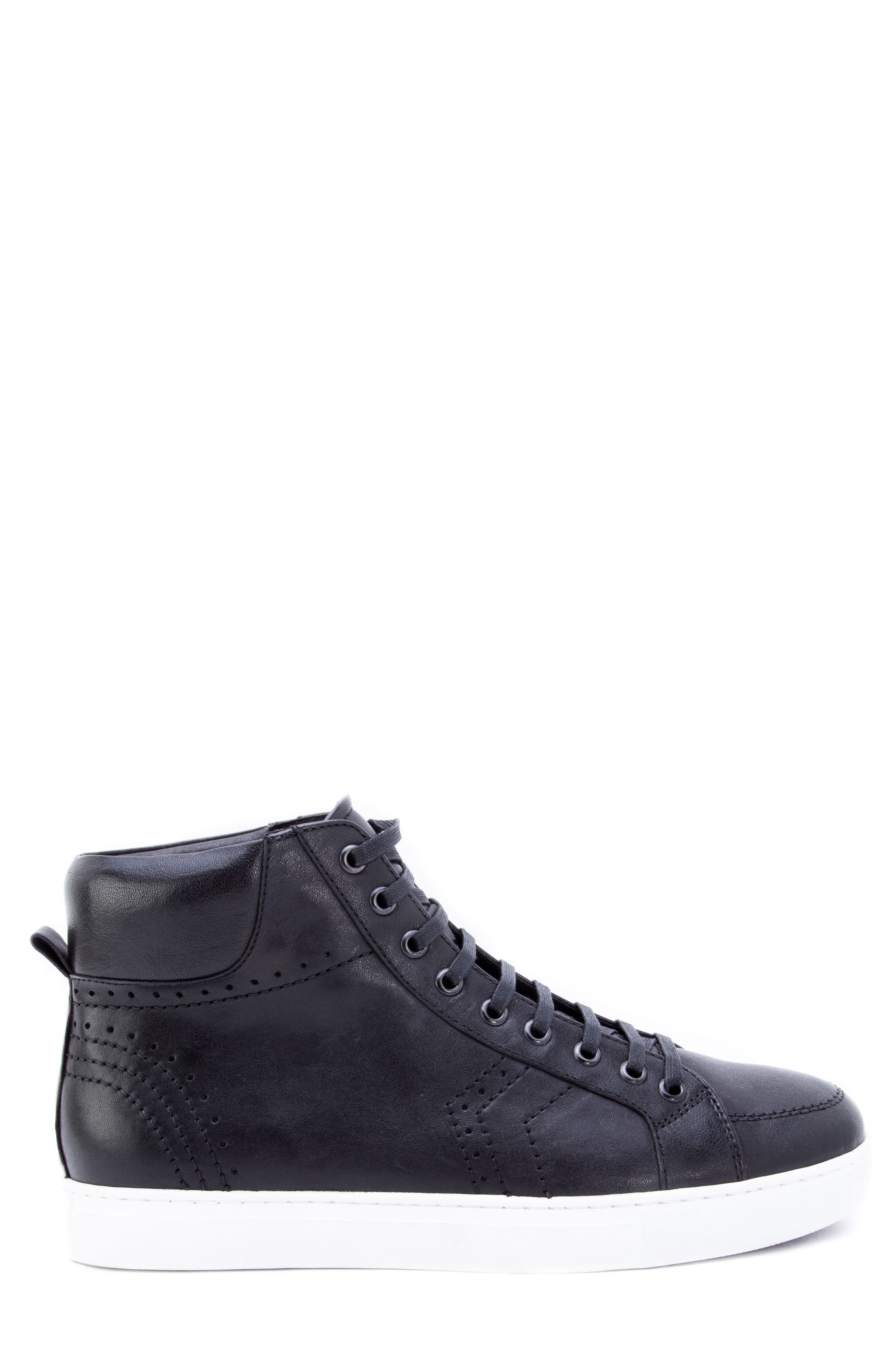 Zanzara Uglow Perforated High Top Leather Sneaker, Alternate, color, 