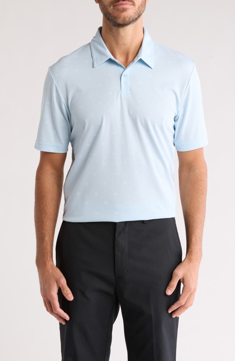 TravisMathew Final State No Logo Golf Polo, Main, color, Dream Blue