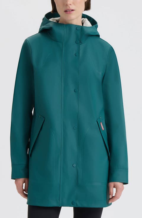 Acacia Rubberized Water-Repellent Rain Jacket