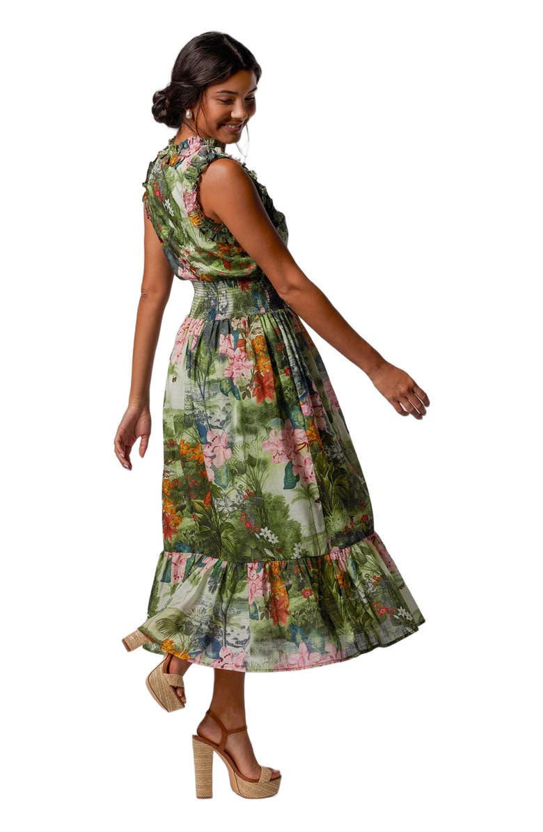 Tori Richard Artistic Garden Viola Dress, Alternate, color, 
