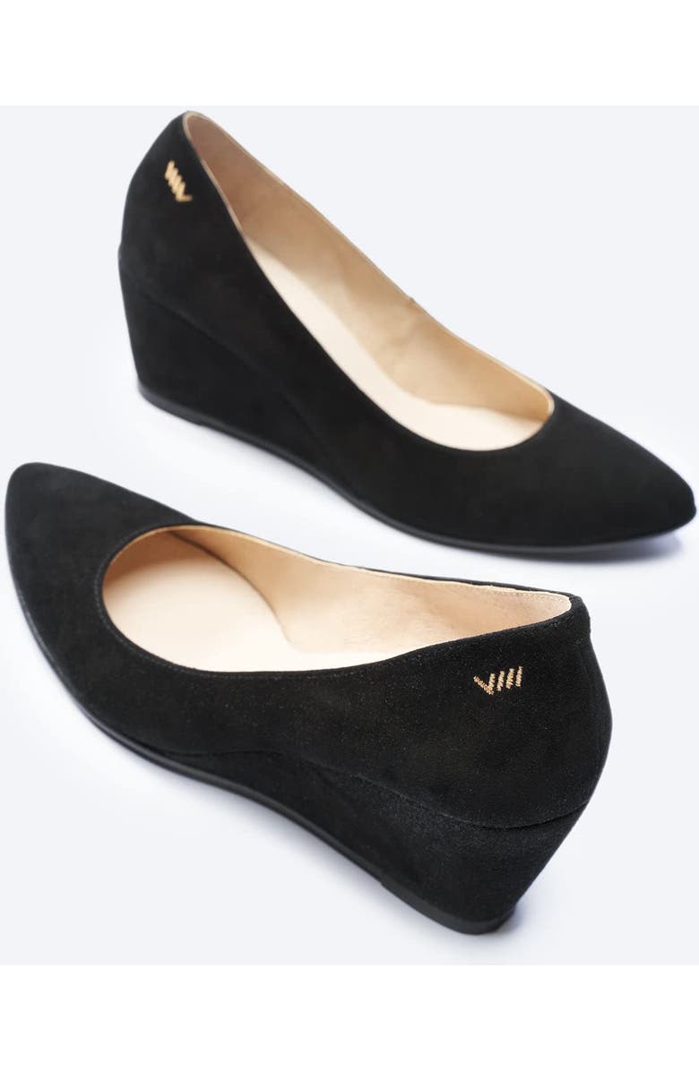 VISCATA Verona Suede Wedges, Alternate, color,