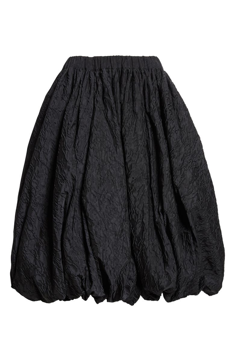 Noir Kei Ninomiya Double Weave Jacquard Bubble Skirt, Main, color, Black