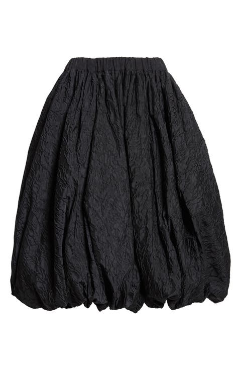 Double Weave Jacquard Bubble Skirt