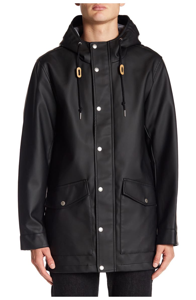 Levi's Rainy Days Hooded Jacket, Alternate, color, Black