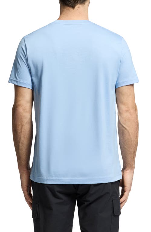 Psycho Bunny Baxter Embroidered Graphic T-shirt In Serenity