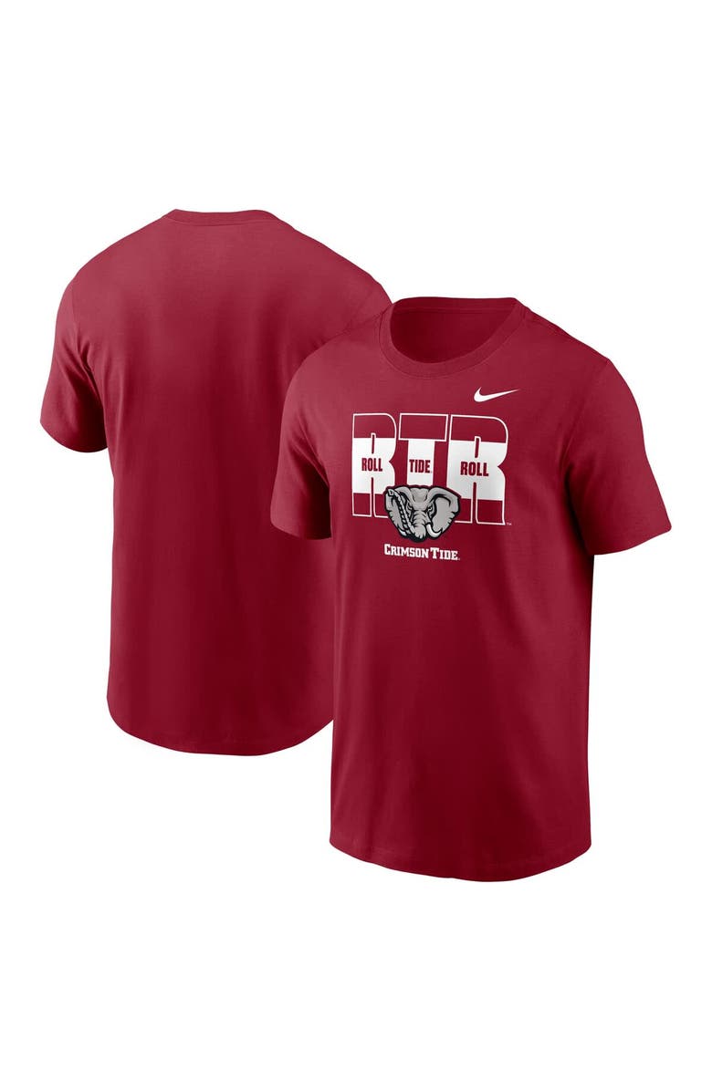 Nike Men's Nike Crimson Alabama Crimson Tide Campus Local T-Shirt, Alternate, color, 