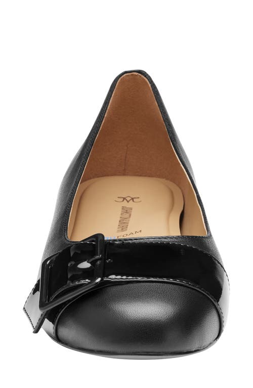 Johnston & Murphy Claire Ballet Flat In Black