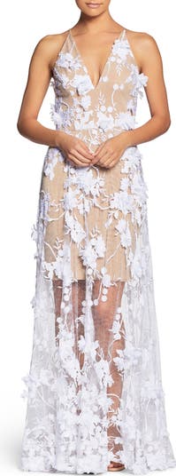 Dress The Population Sidney Gown - Pink - XS Dress The Population Sidney Gown - Pink - XS