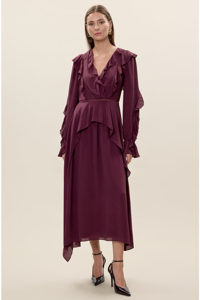 Lillith Dress, Main, color, Mulberry