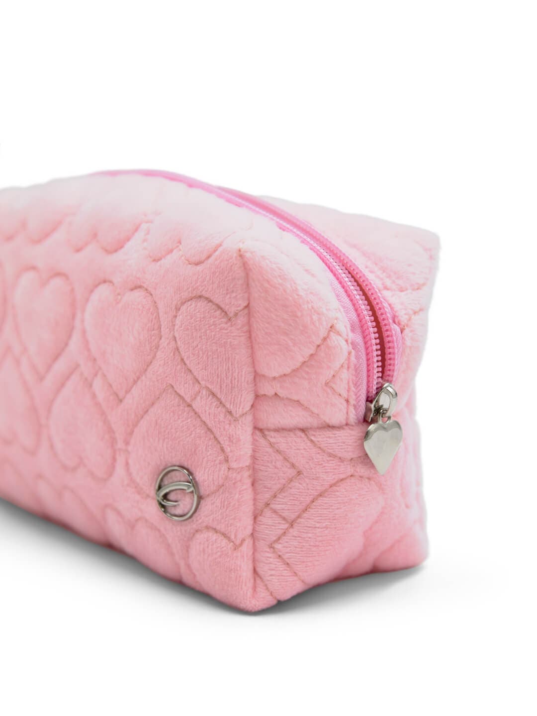 Lightweight Heart Pouch, Alternate, color, pink