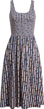 NZT by NIC+ZOE Dani Reef Stripe Fit & Flare Dress