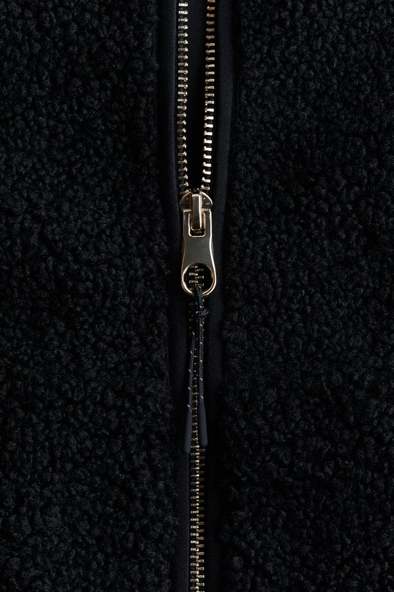 Teddy Gilet, Alternate, color, Black