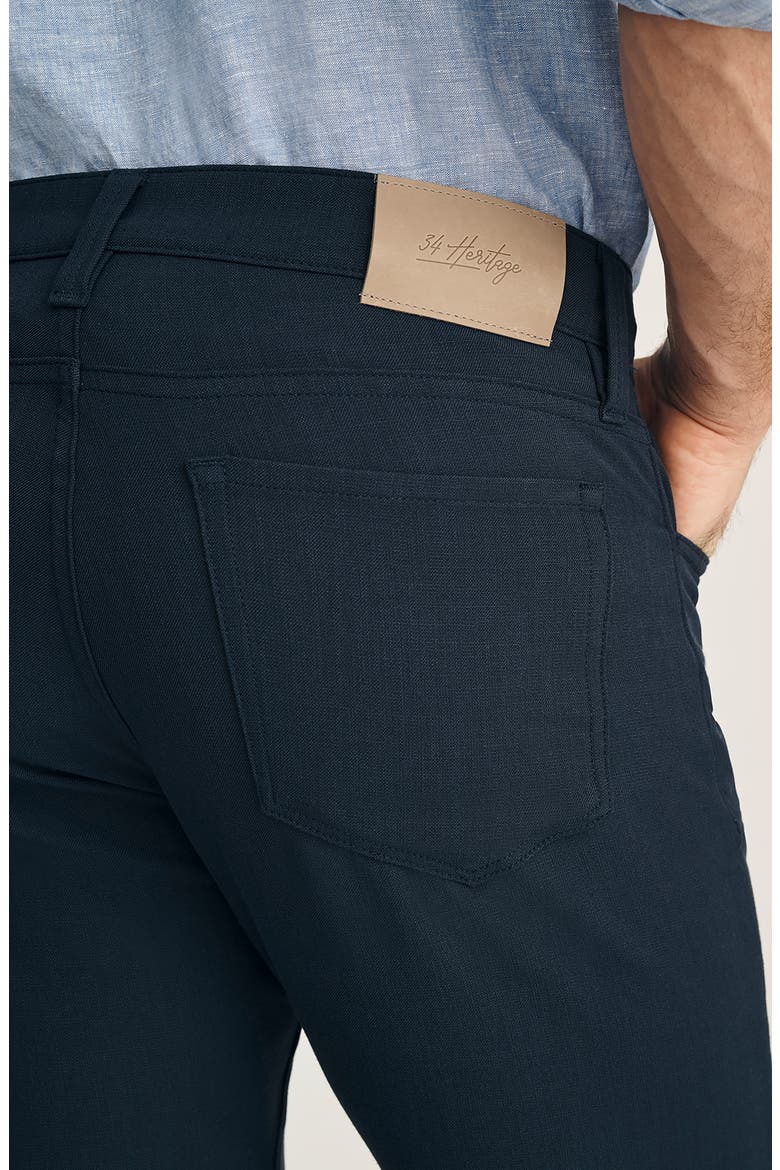 Courage Straight Leg Twill Pants, Alternate, color, DEEP OCEAN CROSS TWILL