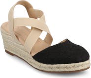 Journee Collection Ashlee Espadrille Wedge Pump - Extra Wide Width Available