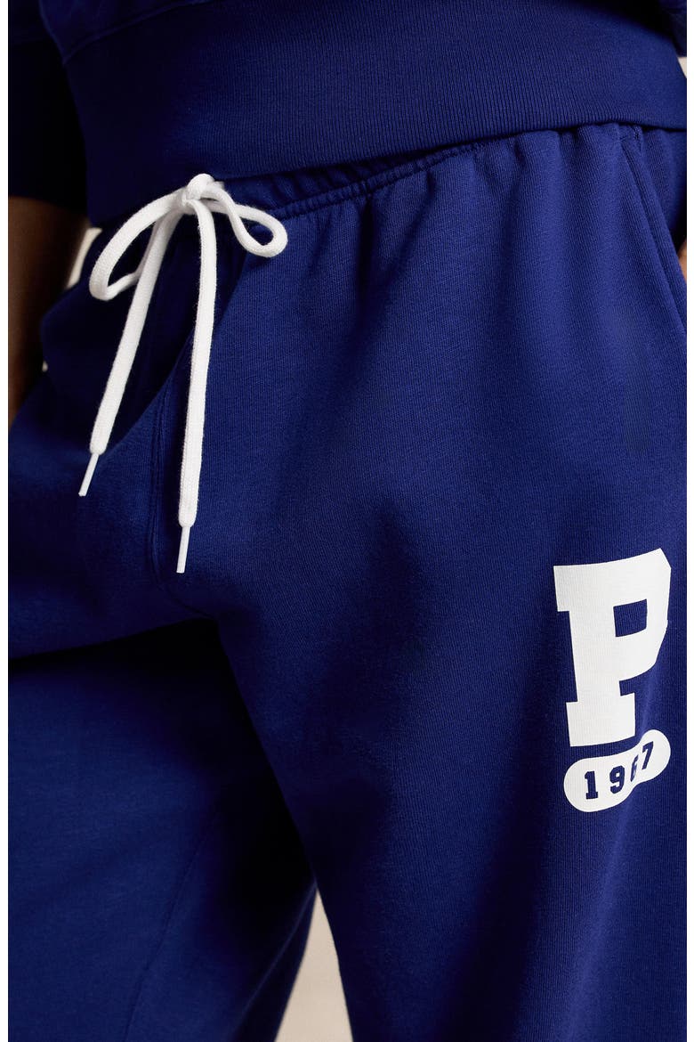 Varsity Logo Cotton Blend Sweatpants, Alternate, color, FALL ROYAL