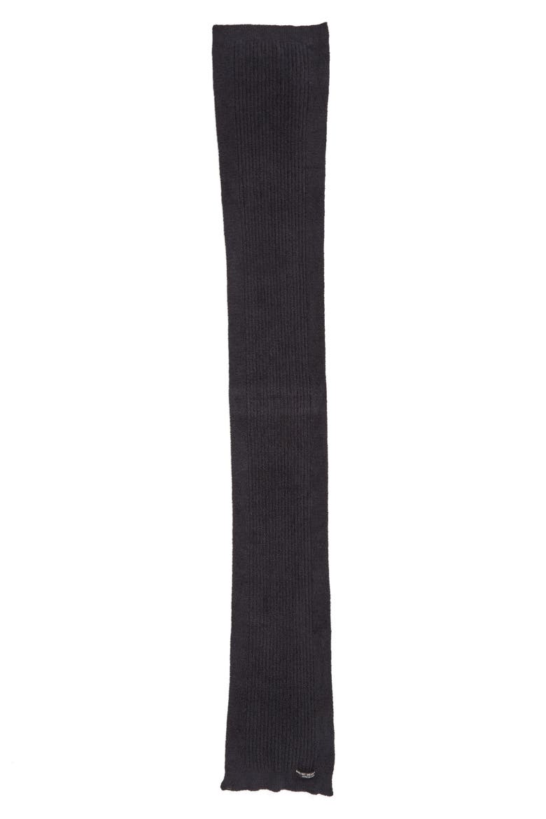 CozyChic Lite® Ribbed Scarf, Alternate, color, BLACK