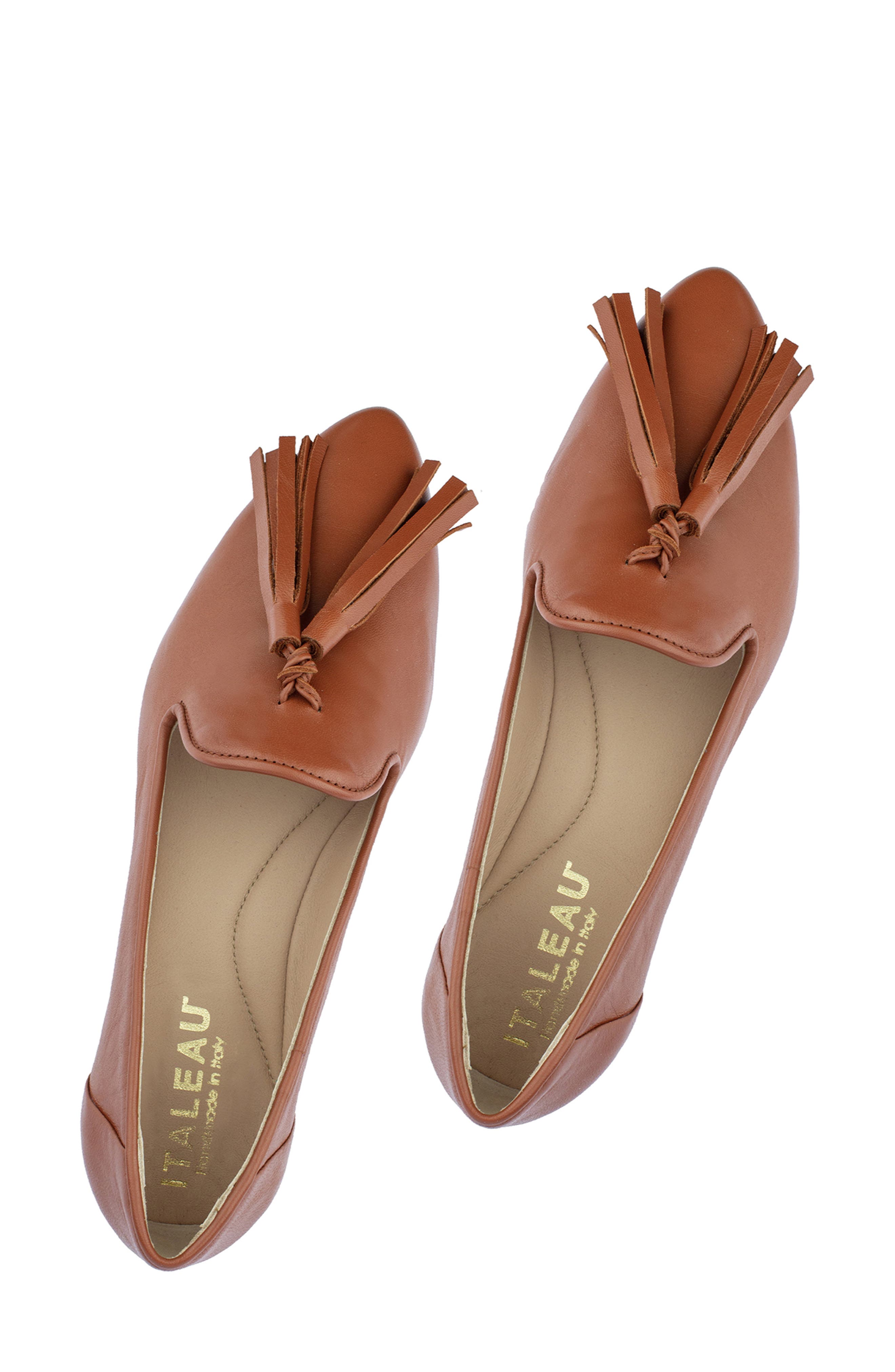 Trino Waterproof Tassel Loafer, Alternate, color, COTTO