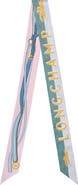 Longchamp Reversible Silk Bandana Scarf