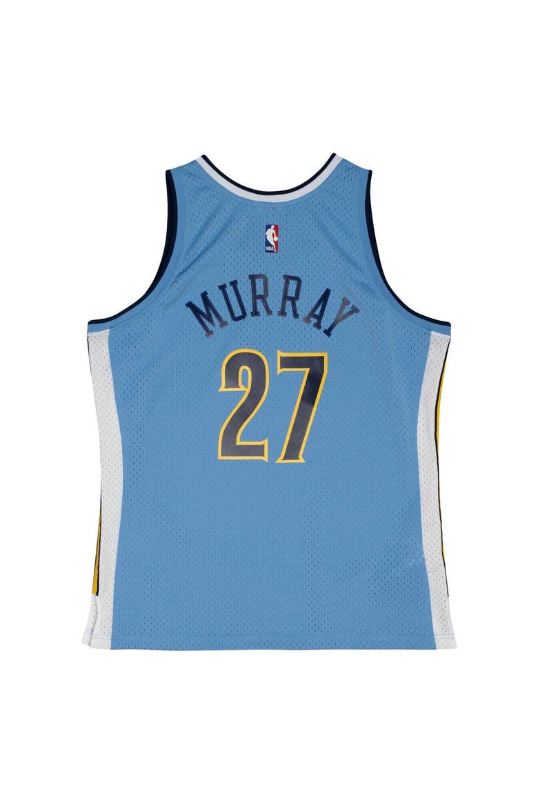 Men's Mitchell & Ness Jamal Murray Powder Blue Denver Nuggets 2016/17 Throwback Swingman Jersey, Alternate, color, Powder Blue