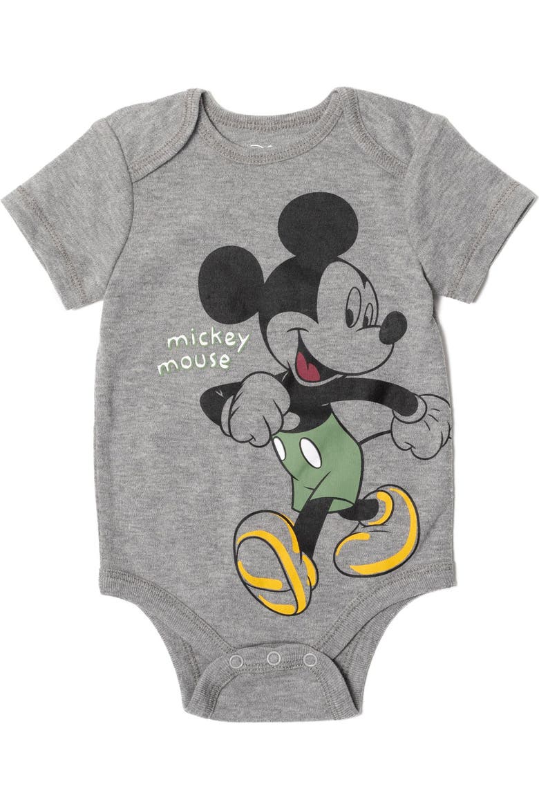Mickey Mouse Fleece Hoodie and Pants Set, Alternate, color, Olive Oatmeal Mickey