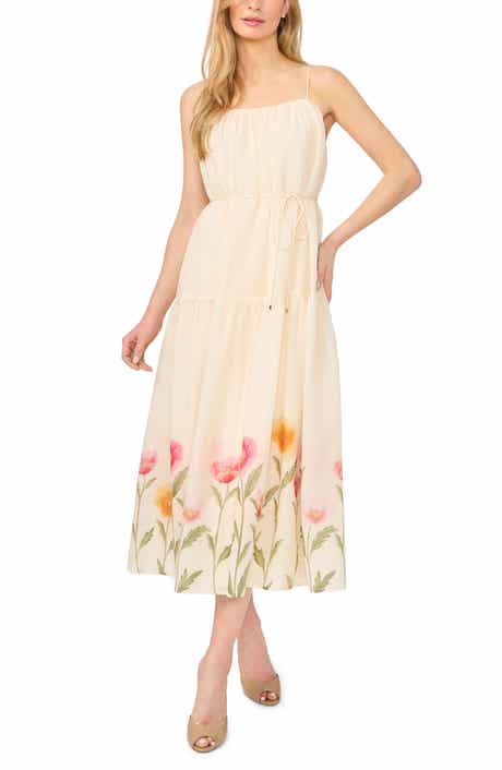 Eline Floral Print Midi Dress